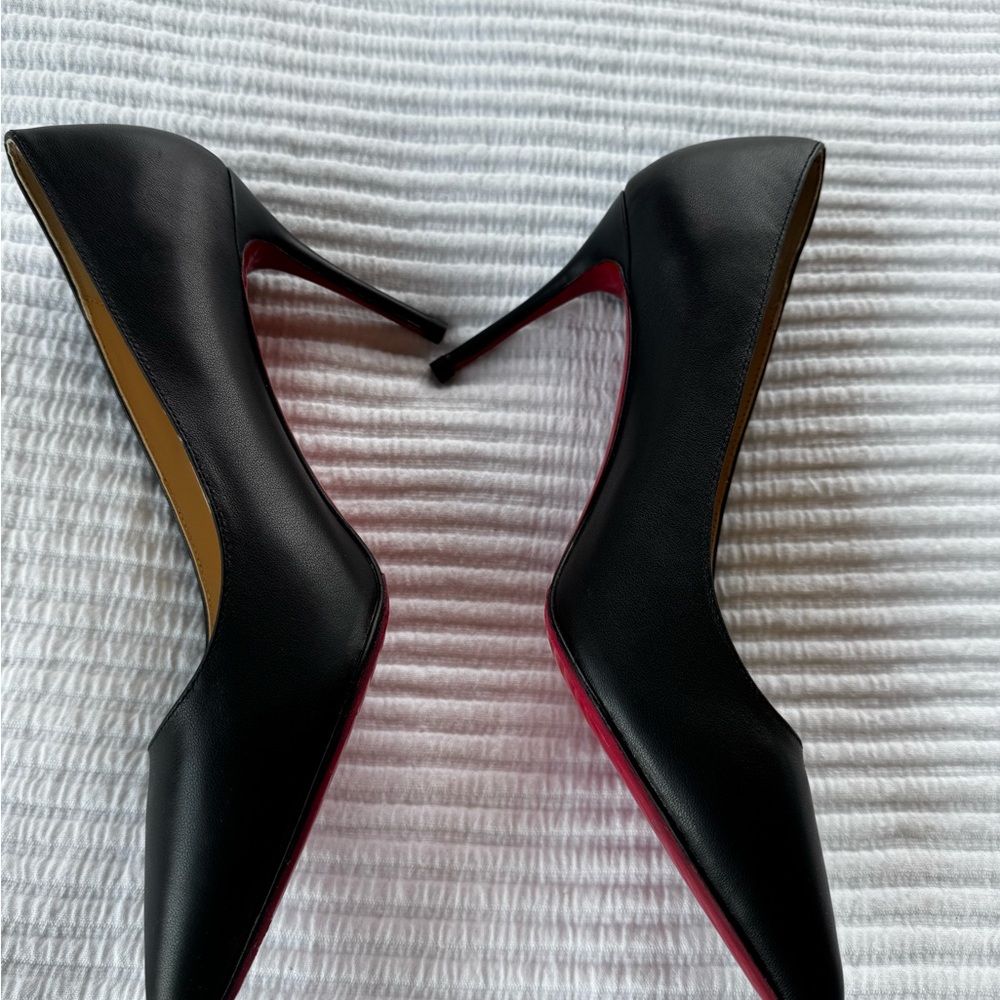Christian Louboutin Black and Red Heels